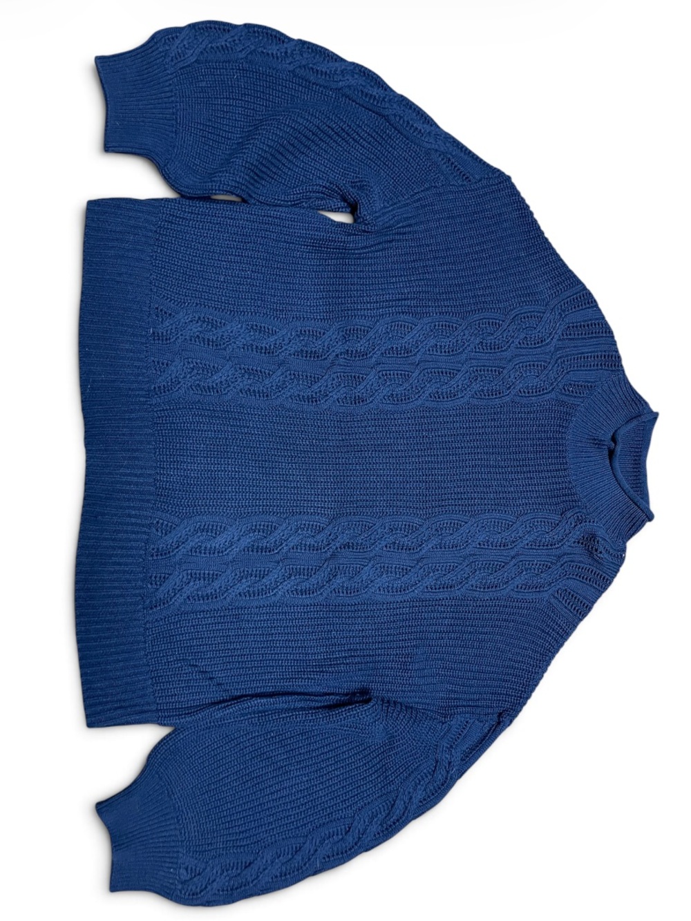 Old Navy Cable-Knit Turtleneck Sweater in Royal Blue